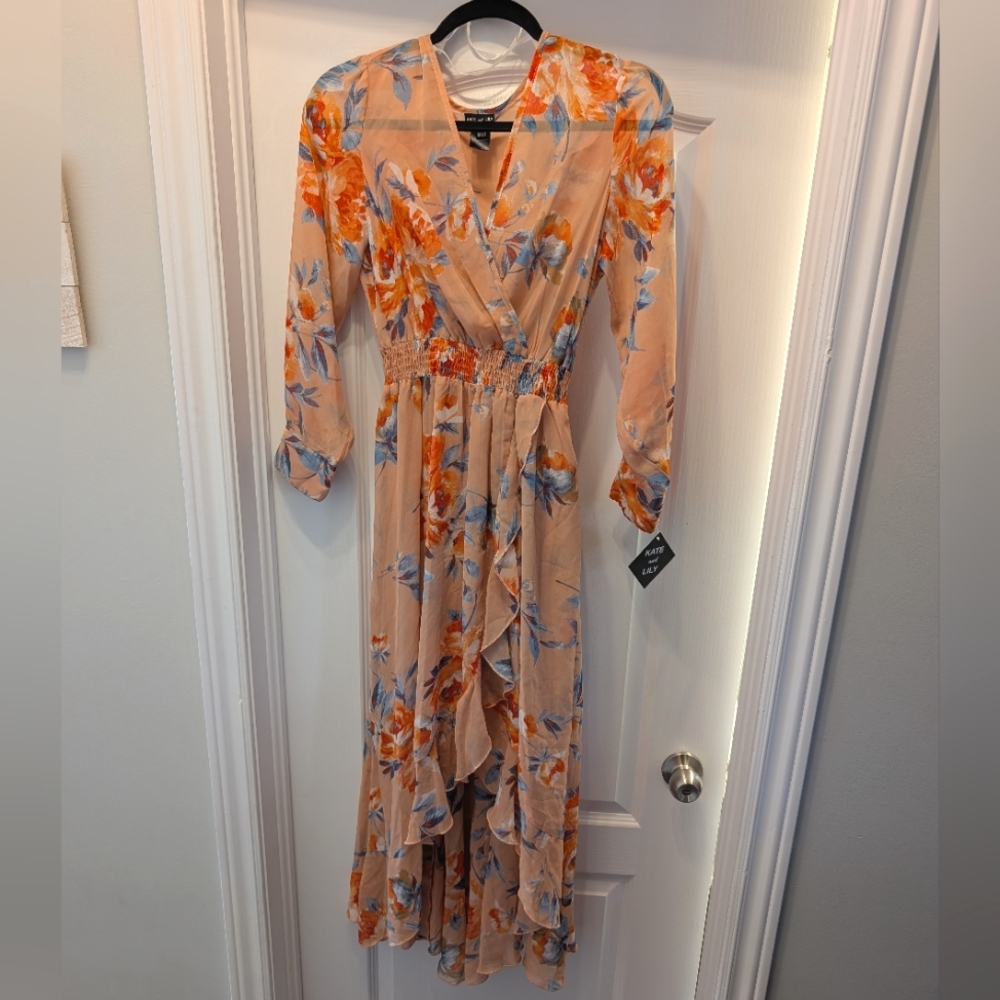 Kate And Lily Floral High-Low Dress